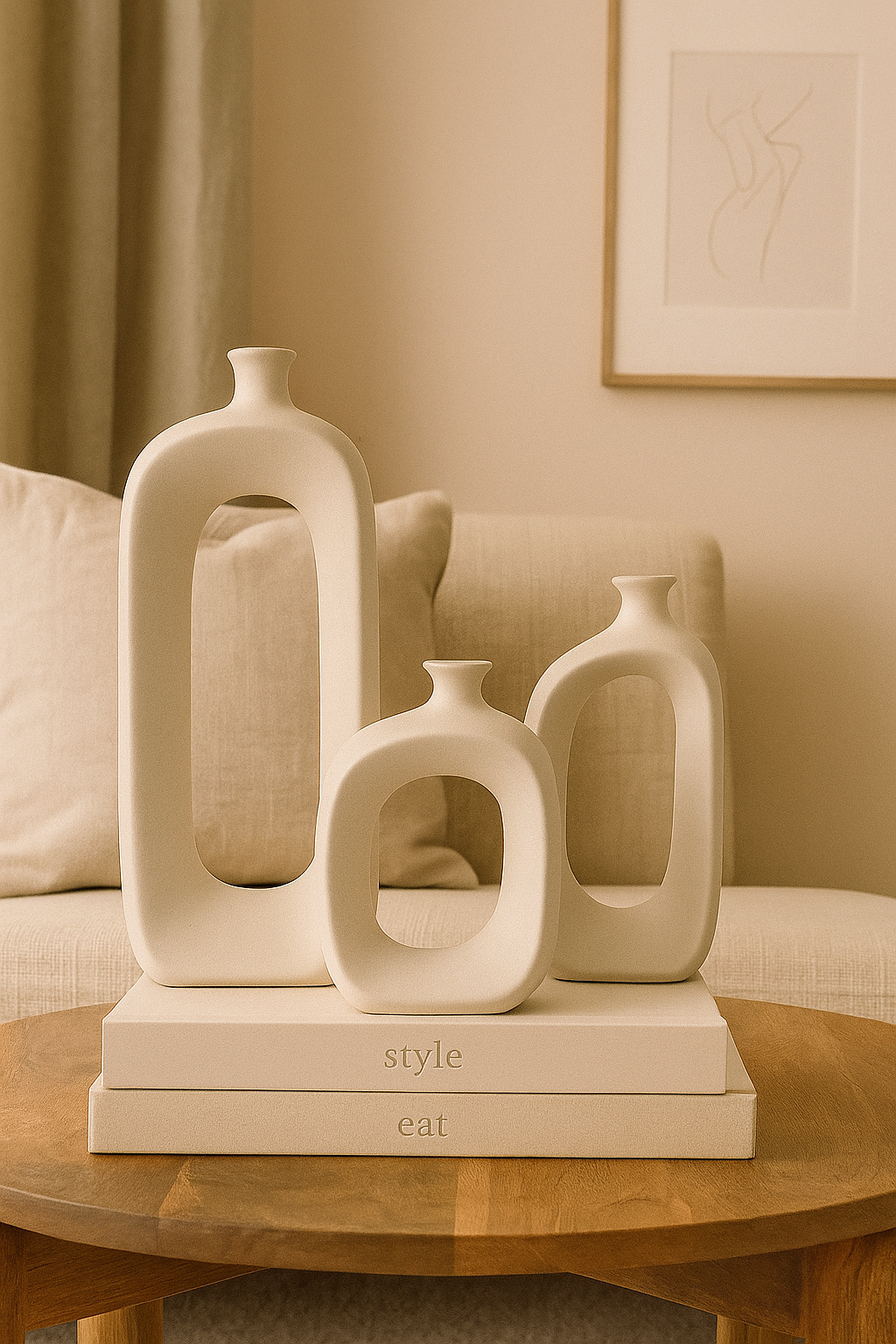 Minimalist Sculptural Vases - Large