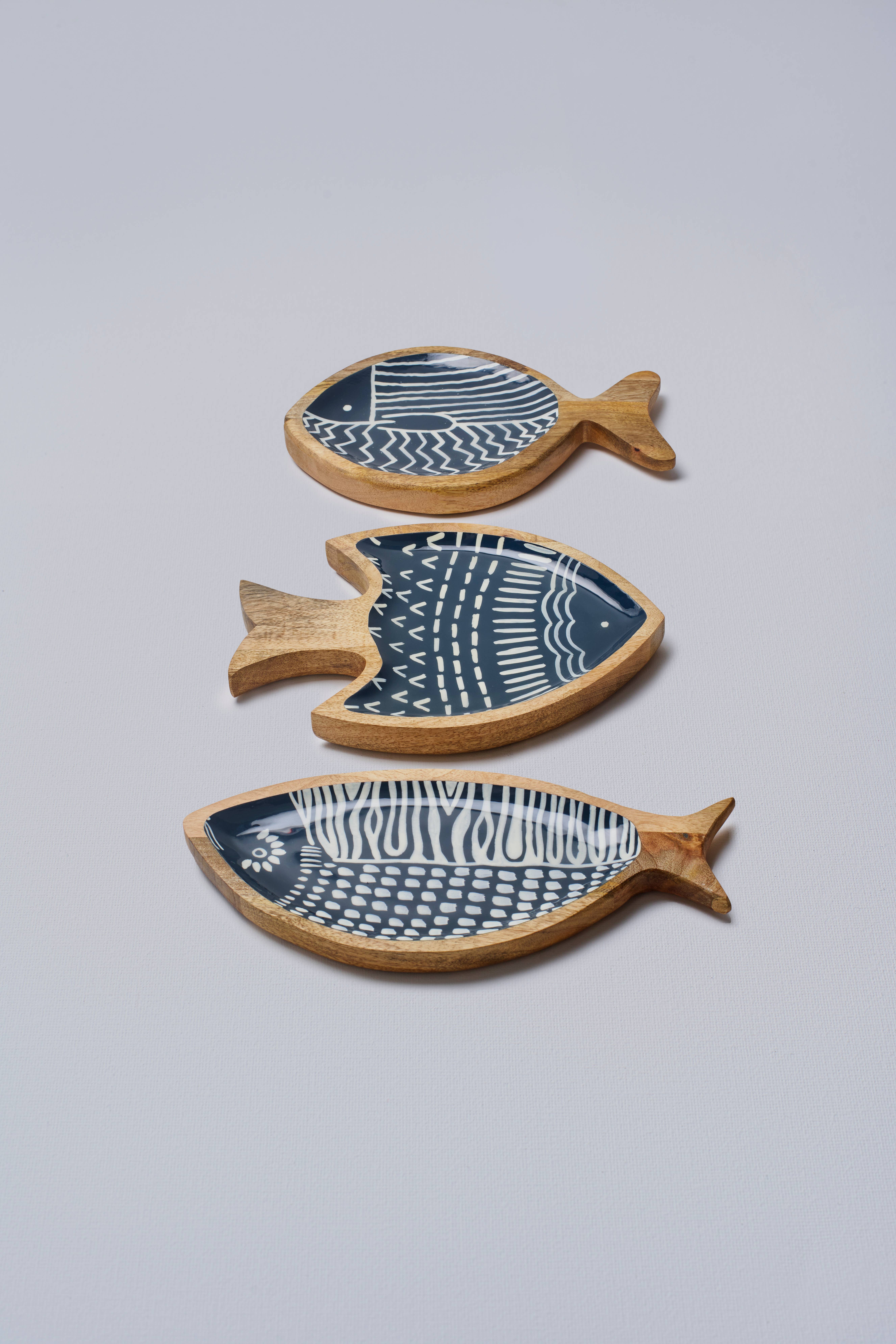 Tuna Shape Handmade Fish Platter 