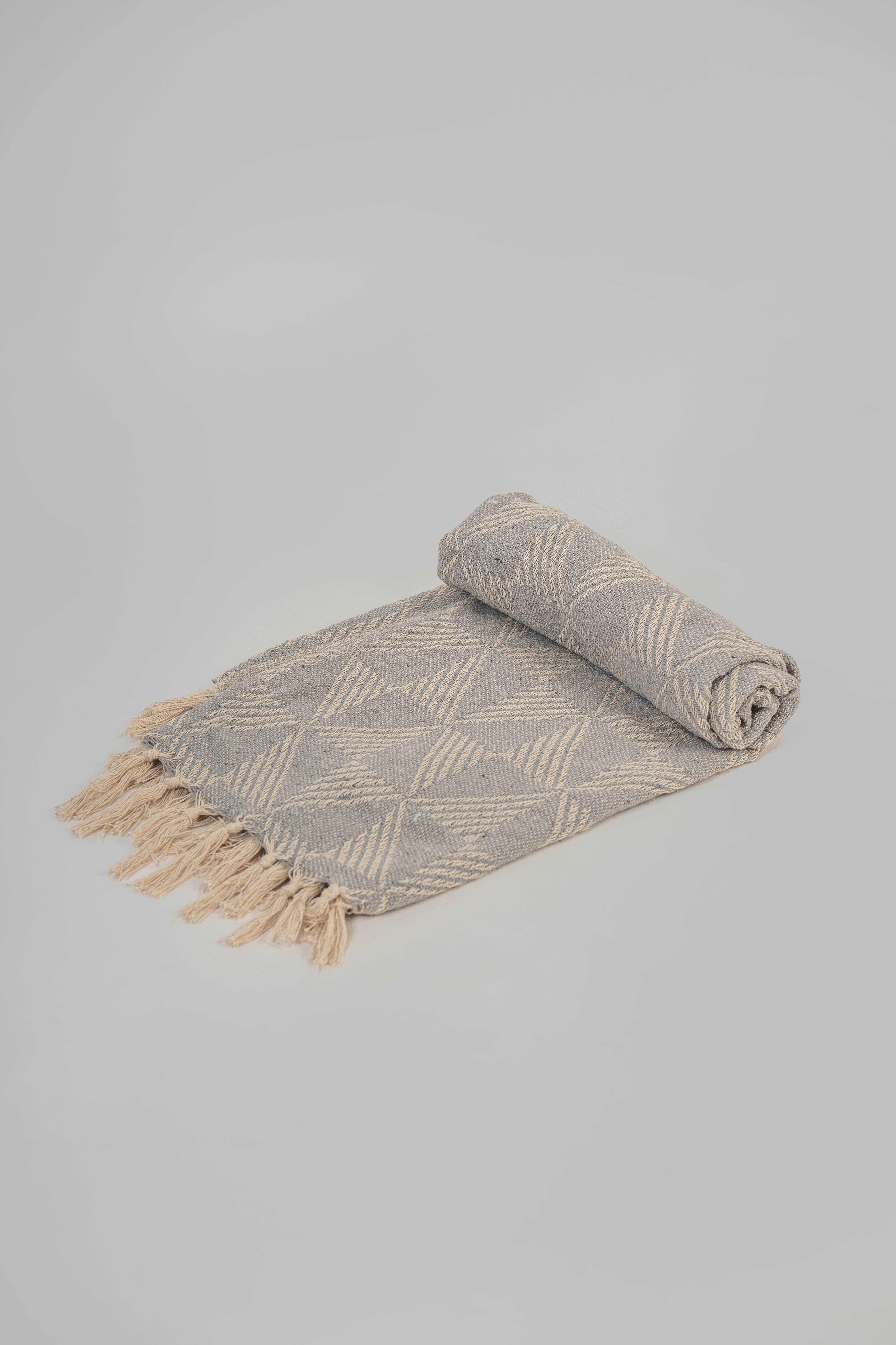 Herringbone Cotton Throw