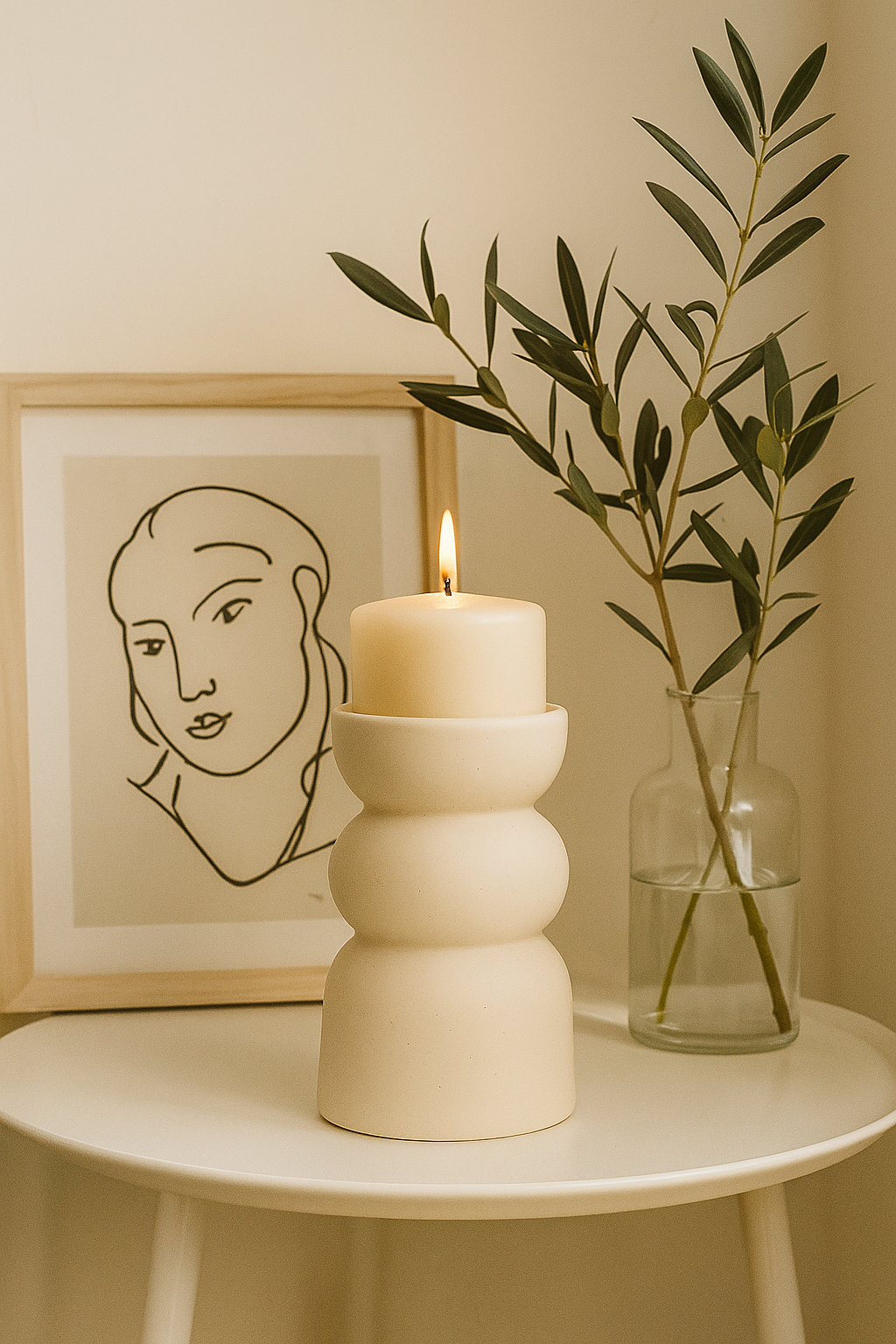 Ripple Form Candle Holder