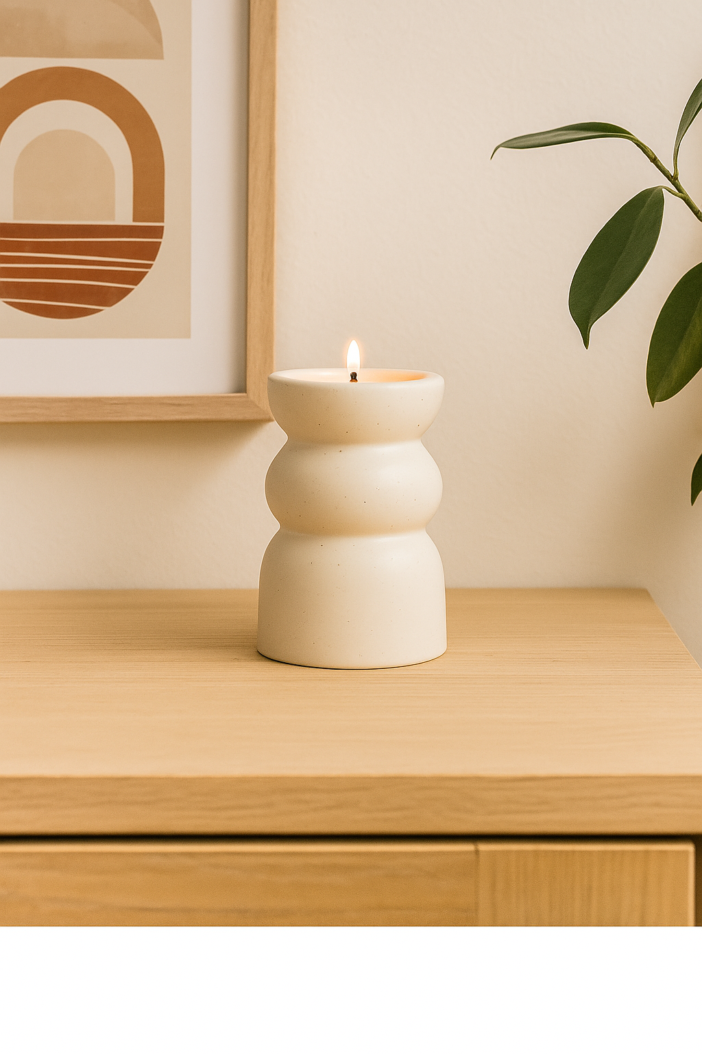 Ripple Form Candle Holder