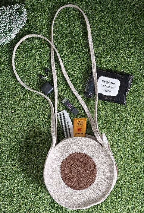 Beige Crossbody Bag