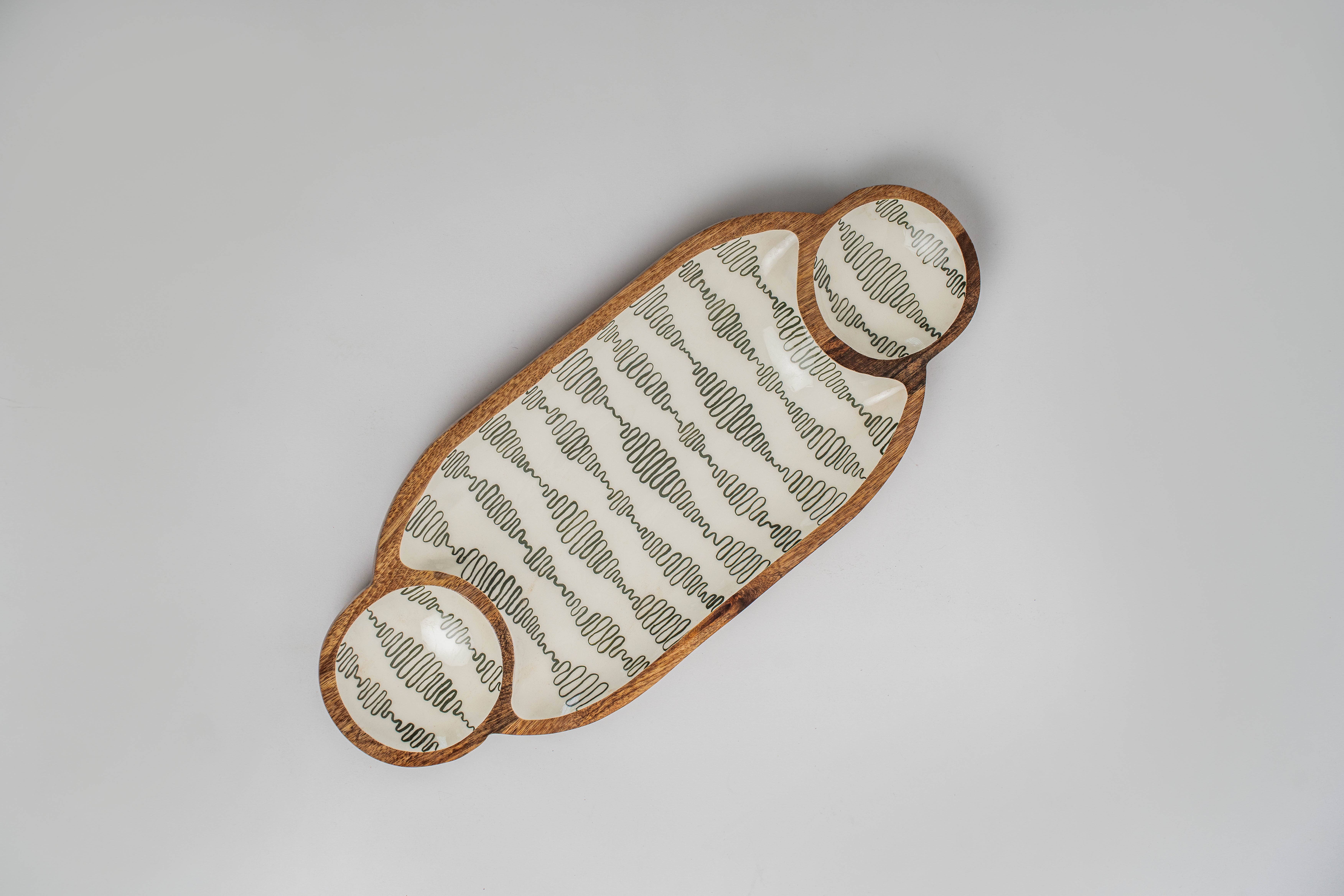 Kiwi Duo Dips Serving Platter