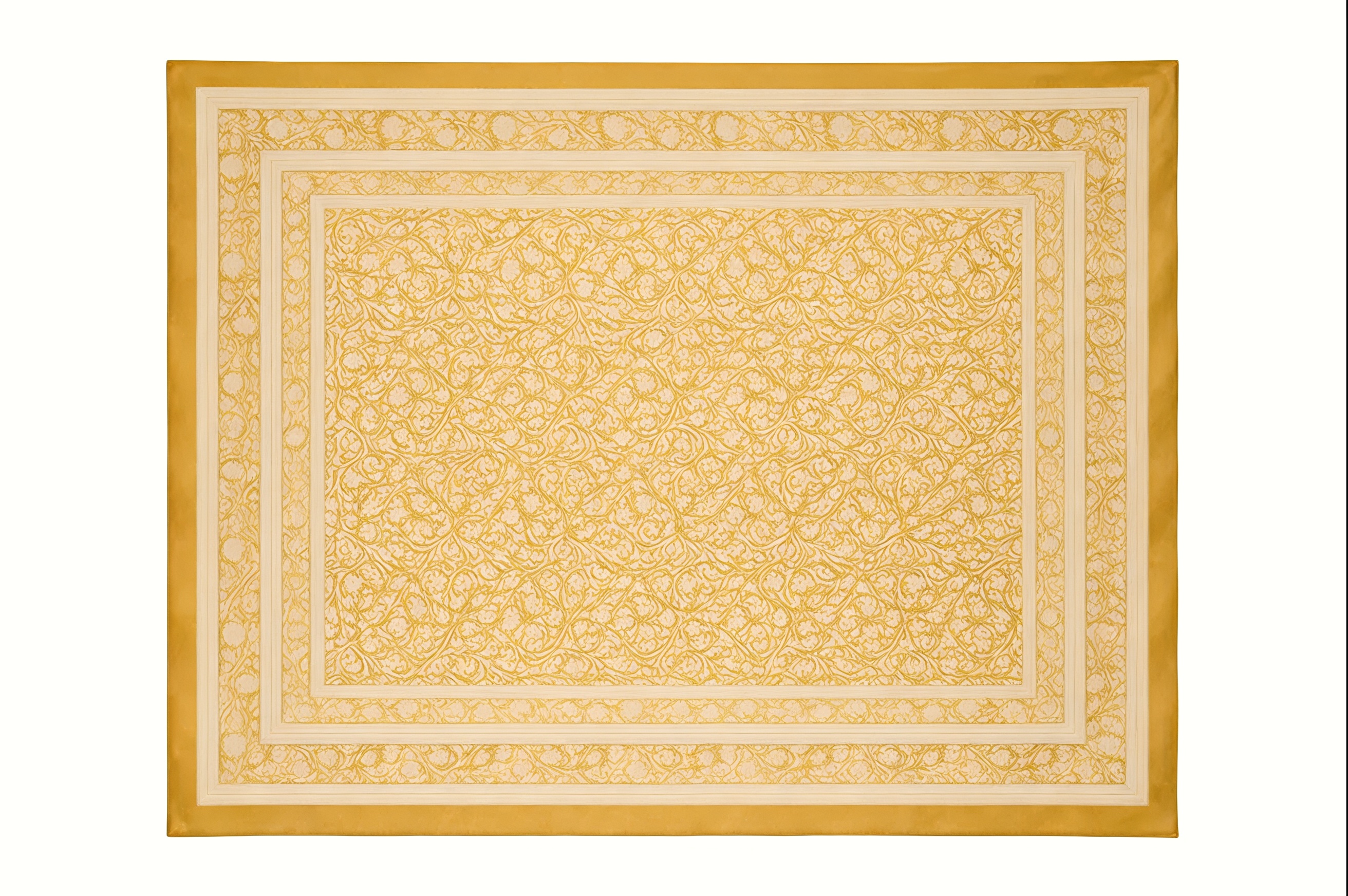 Marigold Tablecloth - Mustard Yellow Hand-Blocked Printed