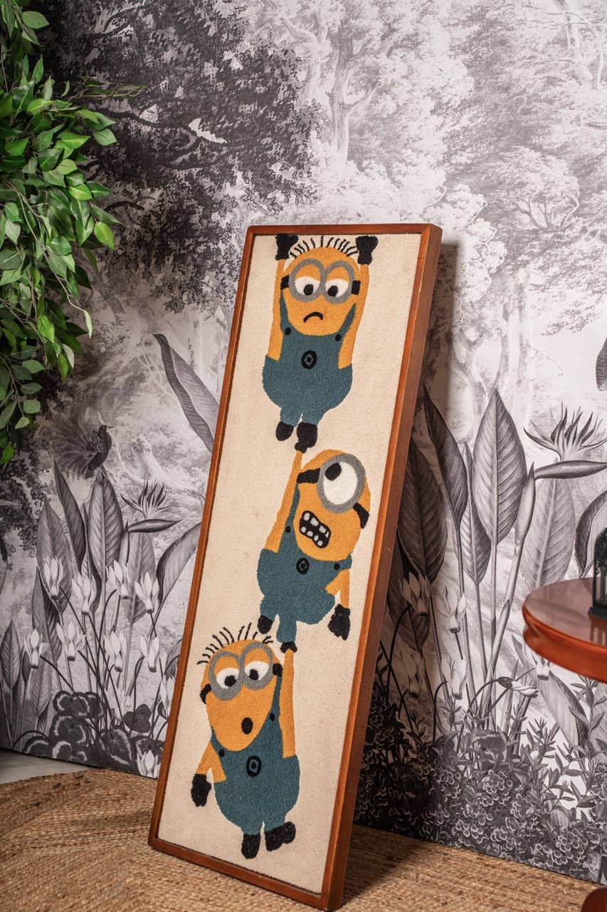 Hanging Minions Embroidered Wall Art