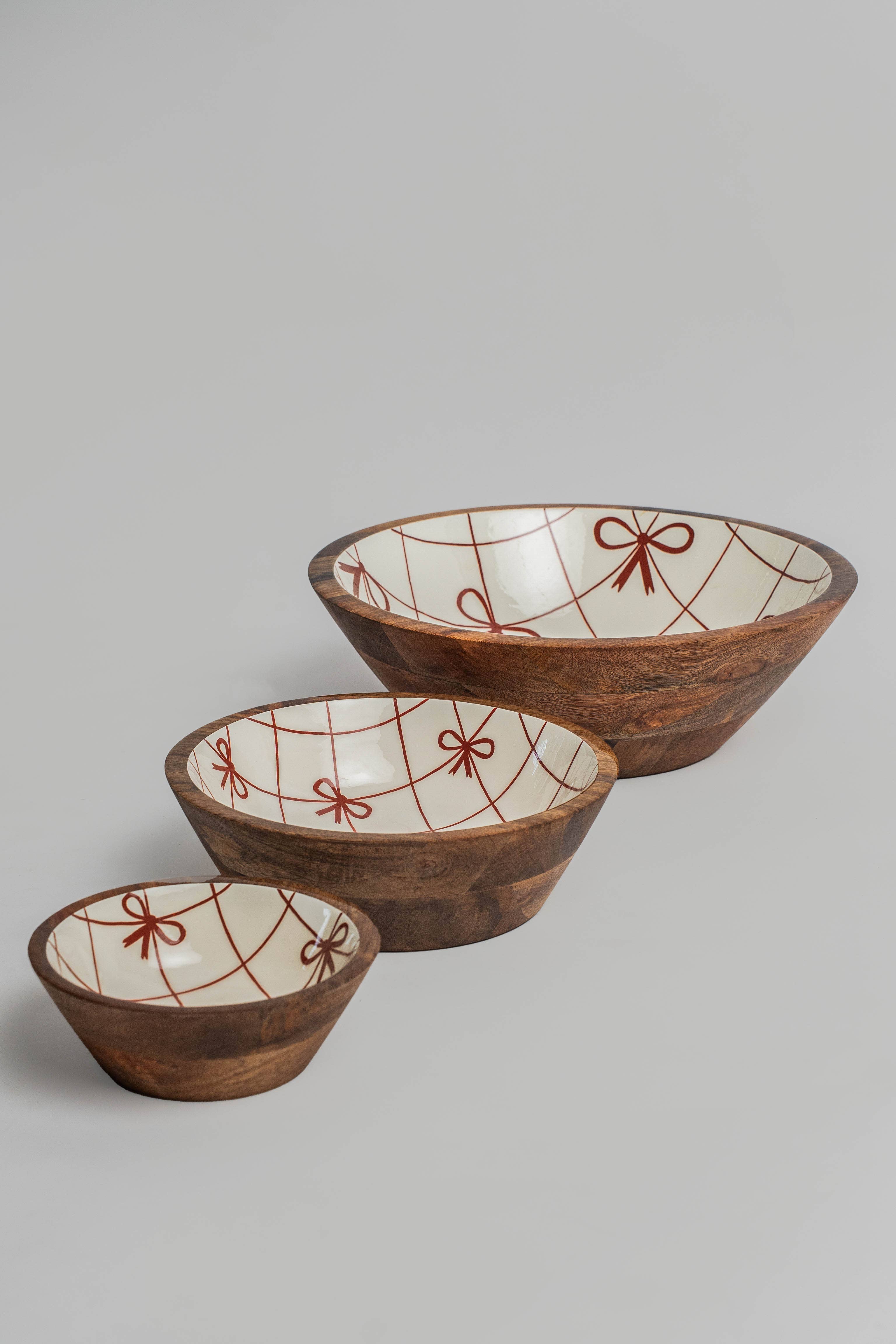 La Bow Hand-Painted Bowl - Large
