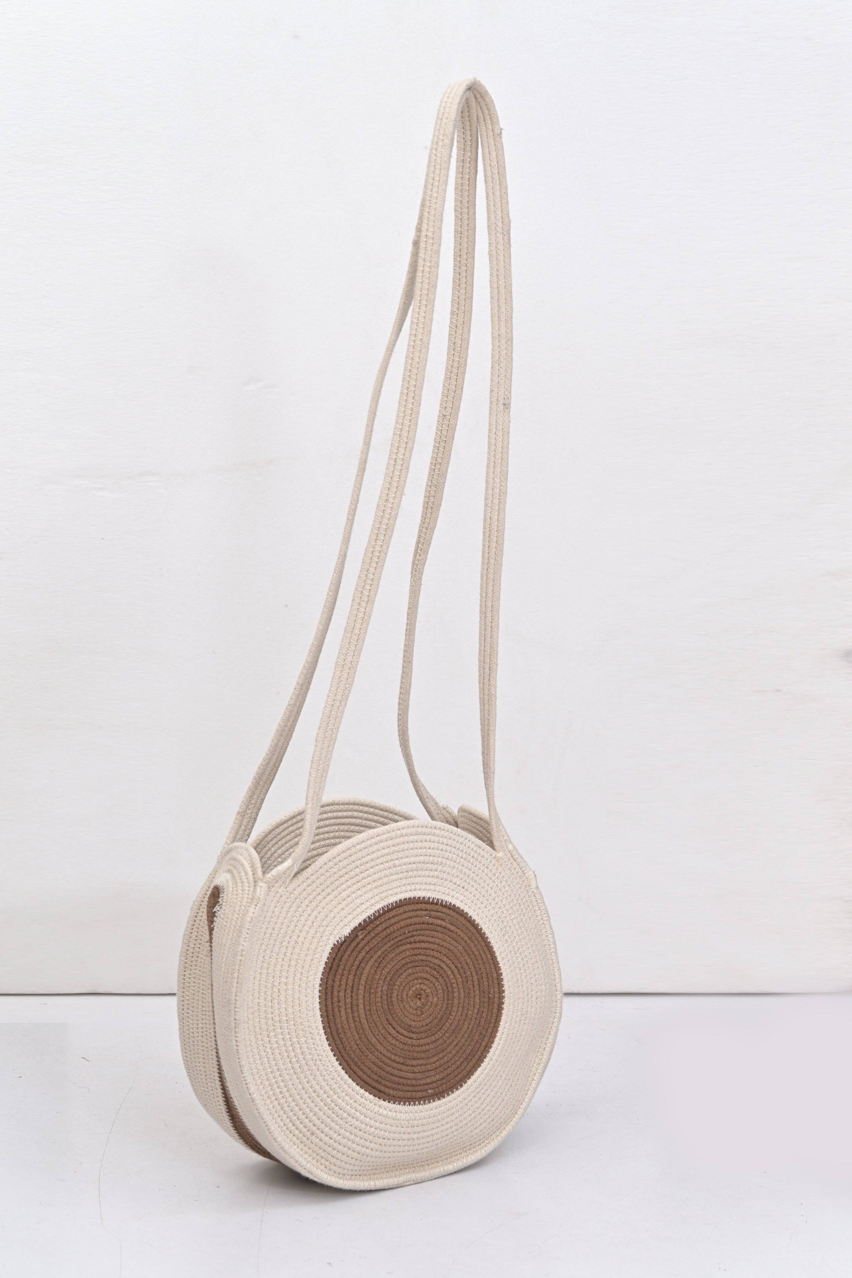 Cream Crossbody Bag