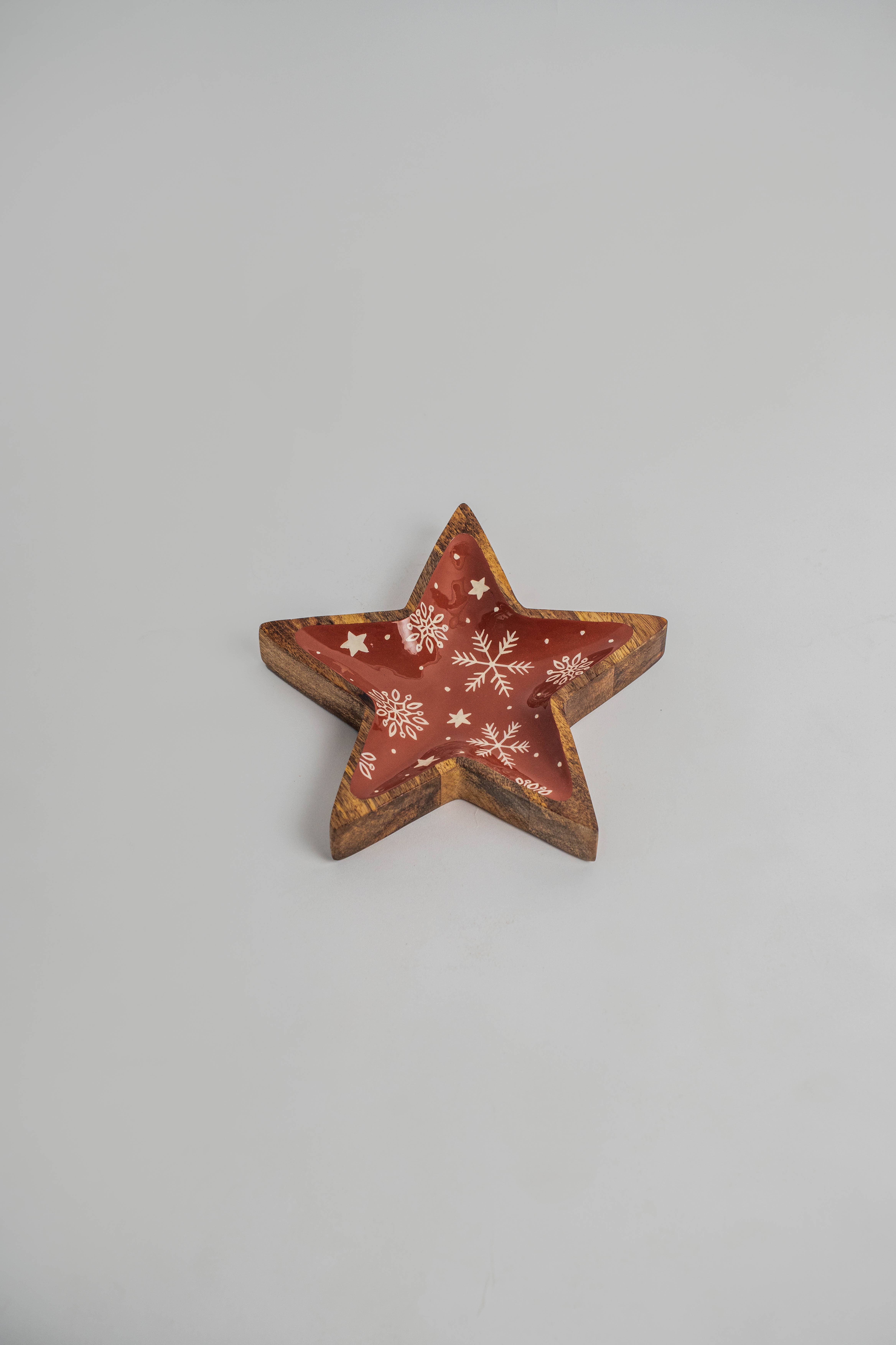 Terracotta Folk Star Dish