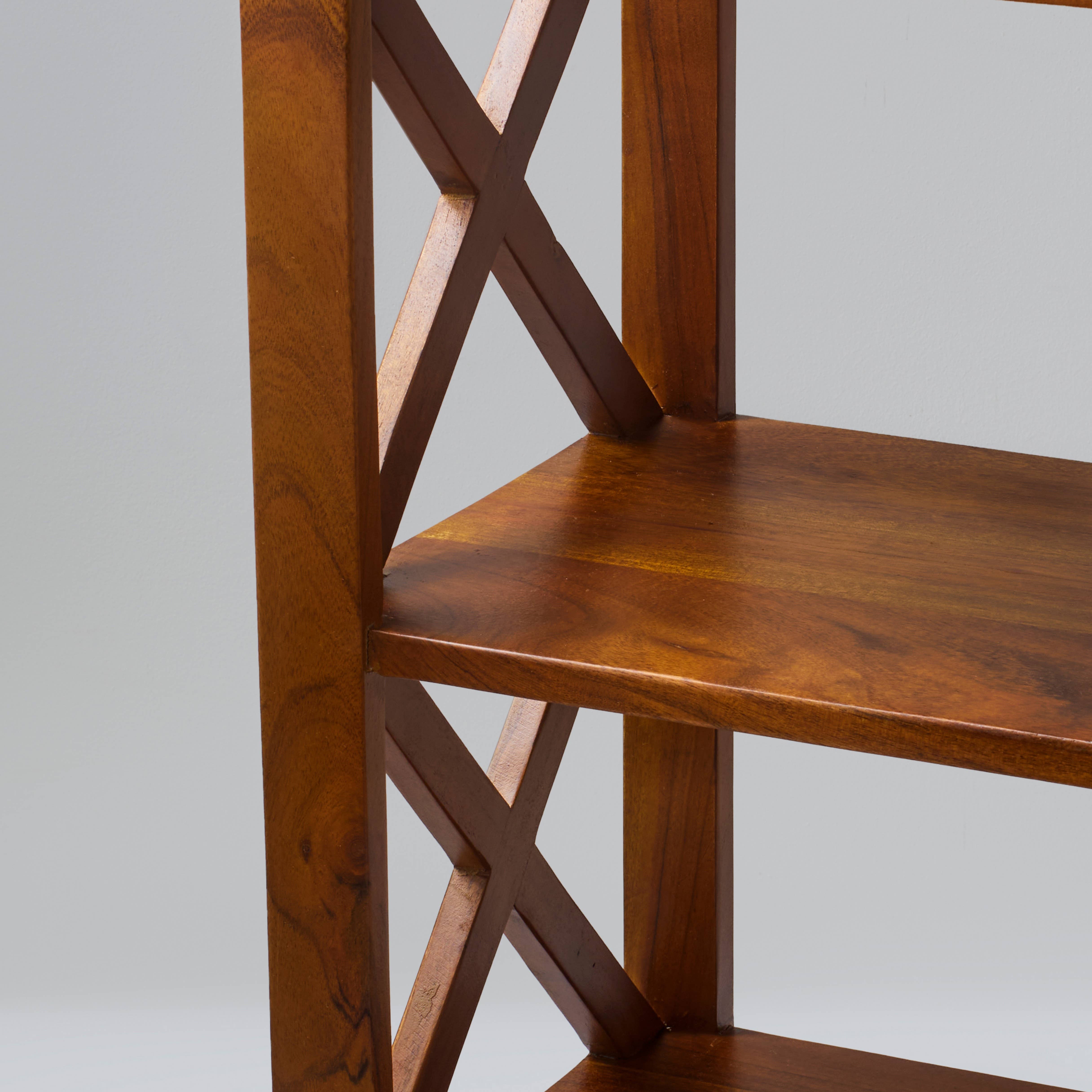 Wooden Side End Table with Storage