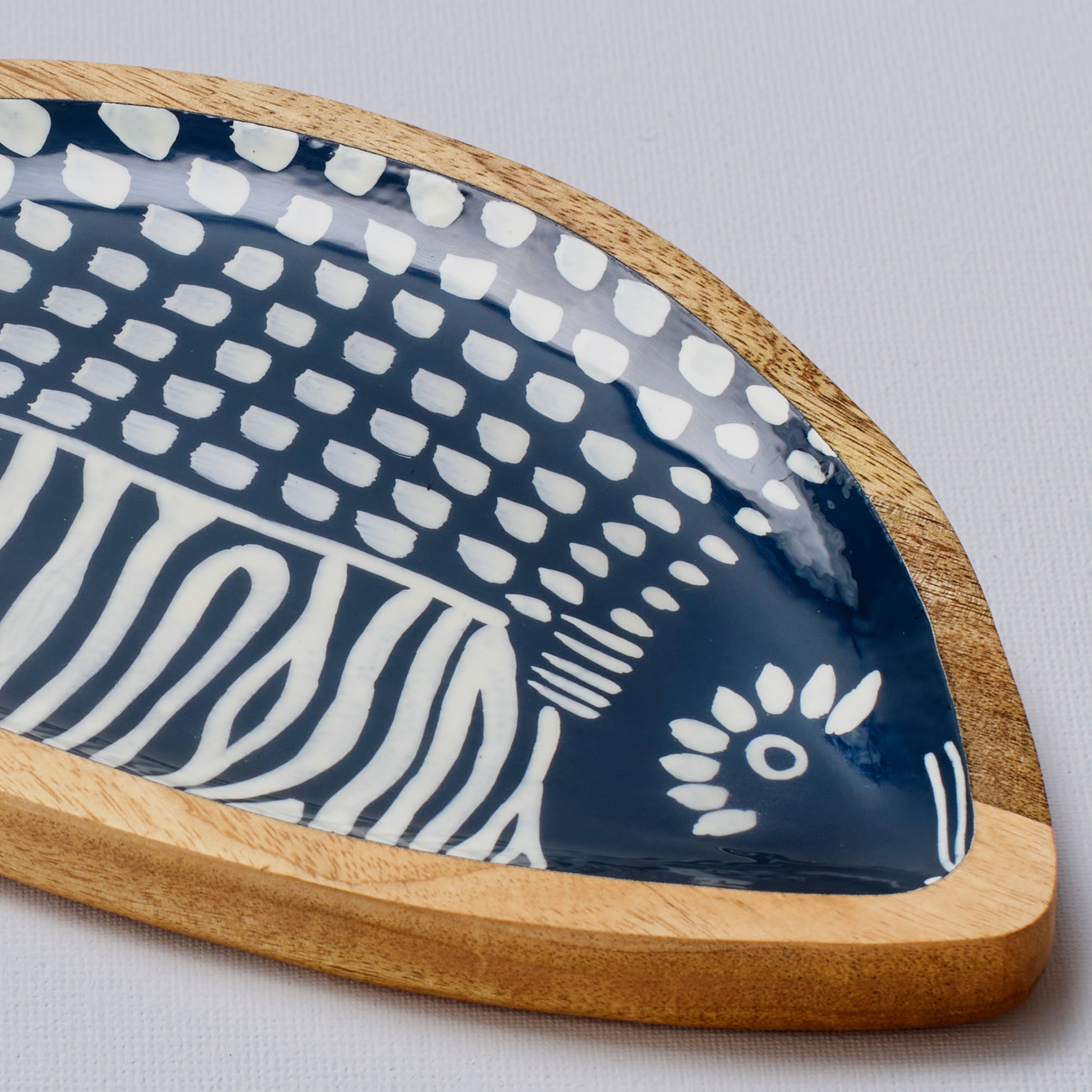 Tuna Shape Handmade Fish Platter