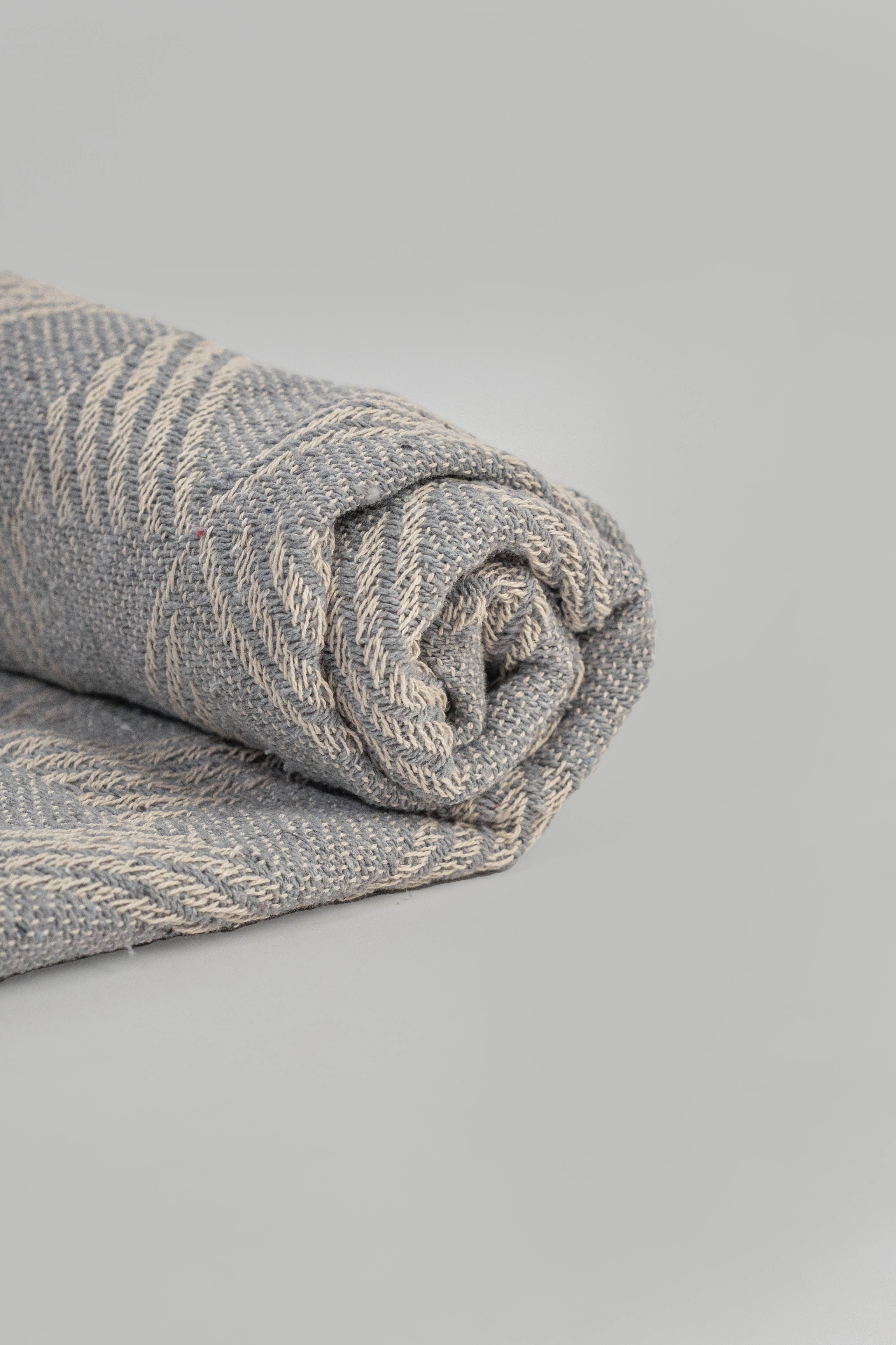 Herringbone Cotton Throw