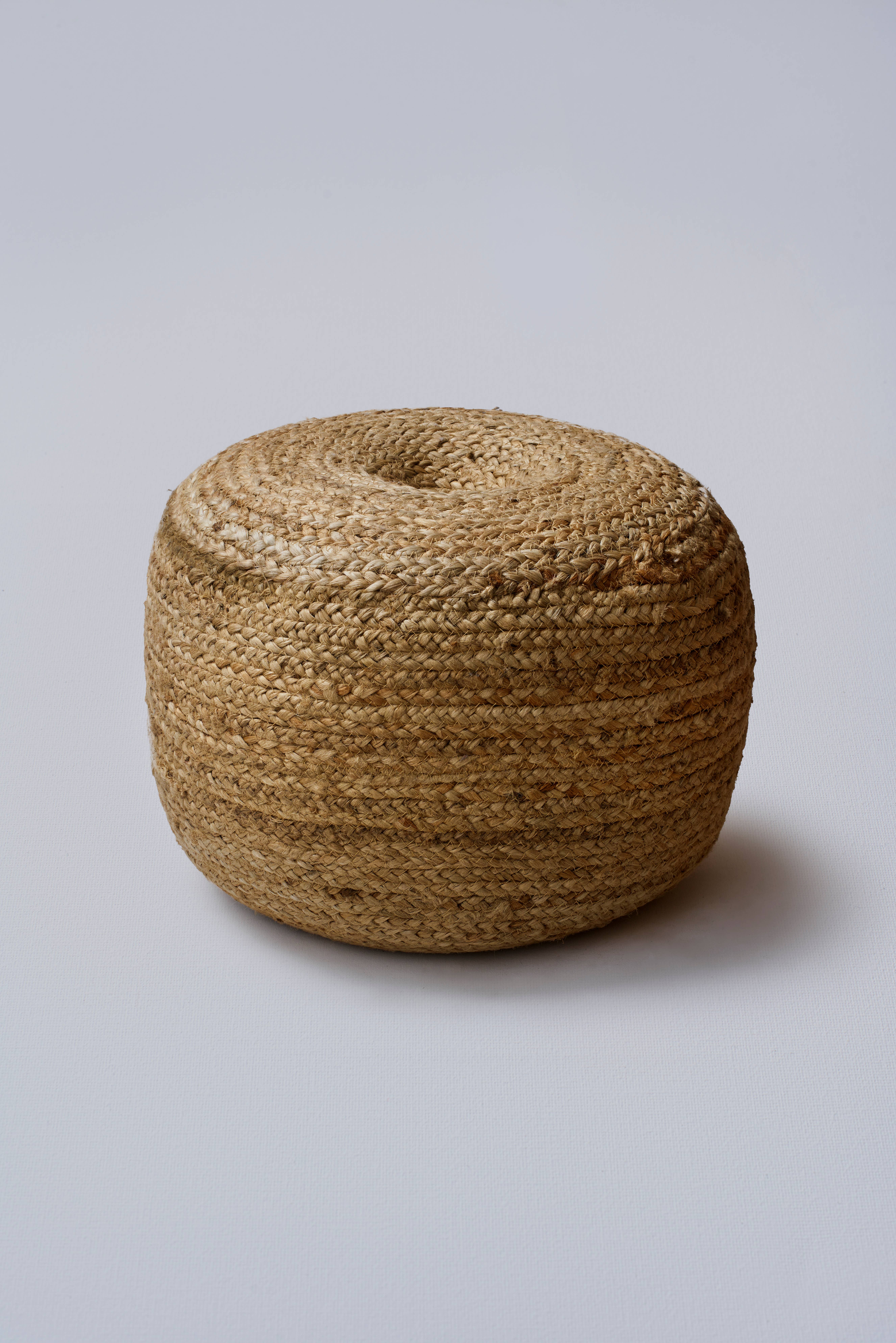 Natural Jute Pouffe