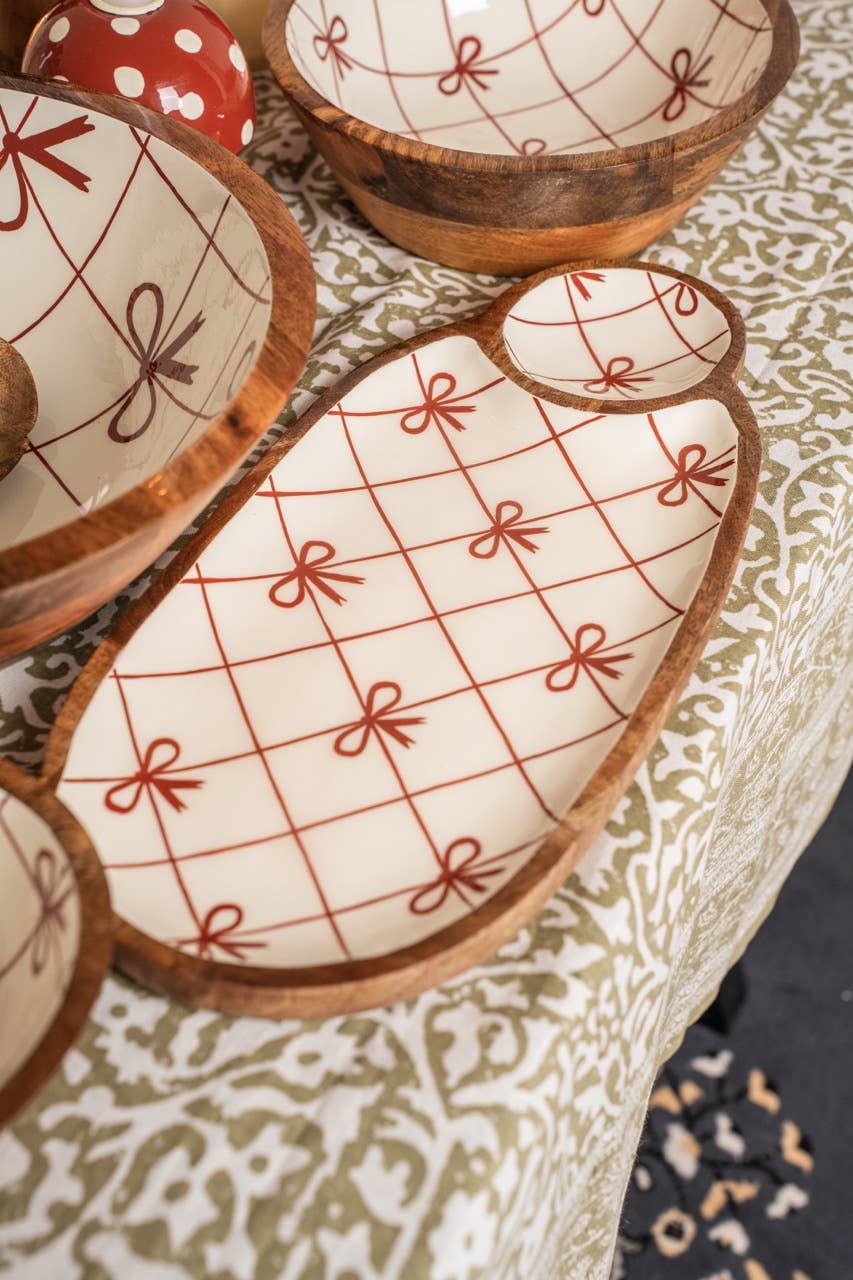 La Bow Handpainted Platter
