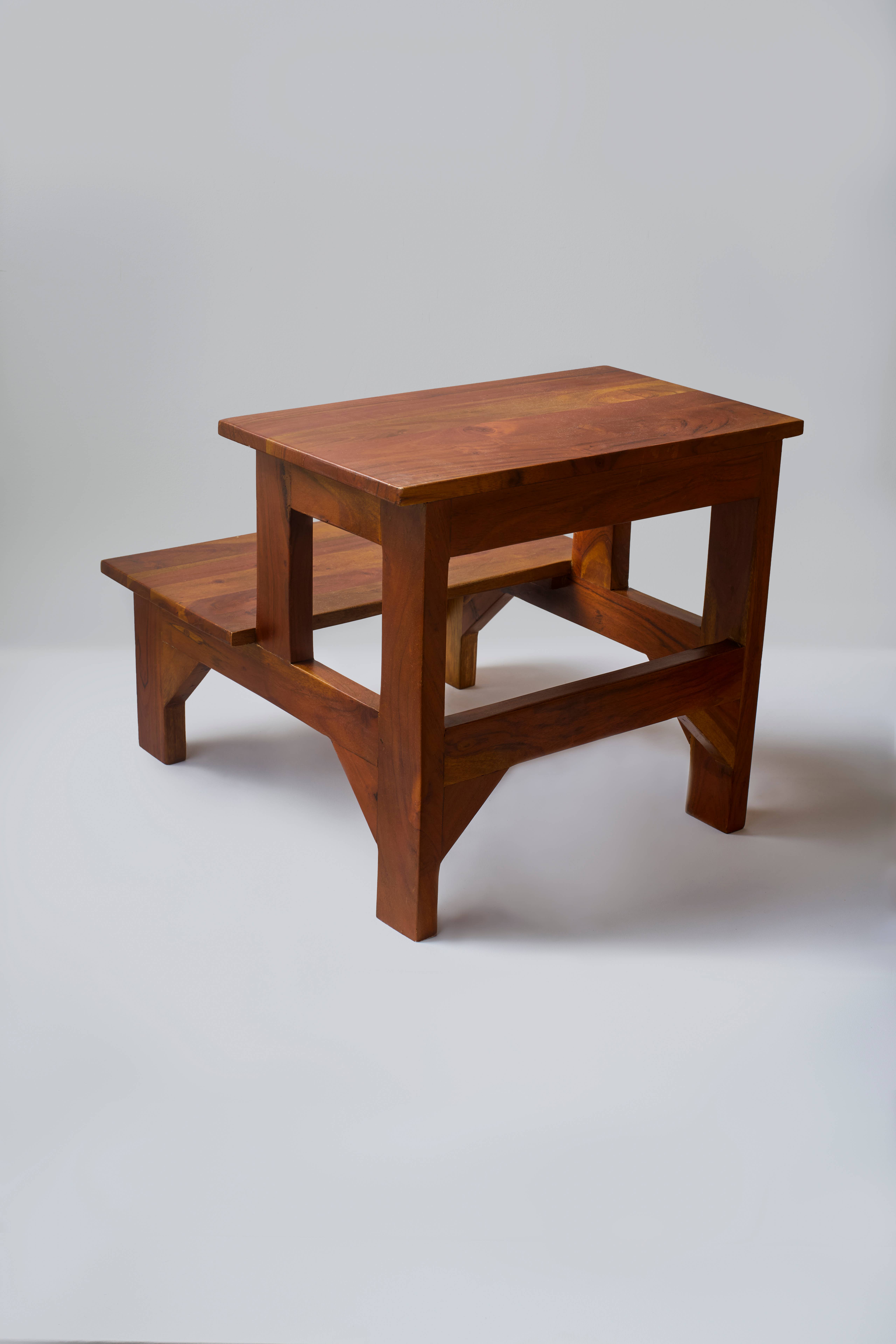 Wooden Two Step Stool