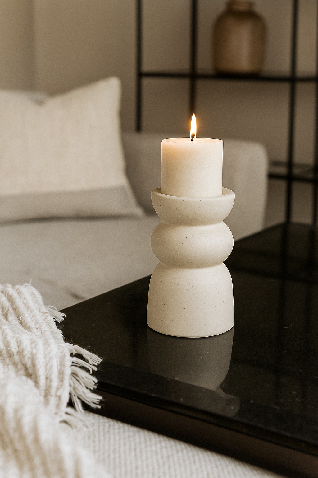 Ripple Form Candle Holder