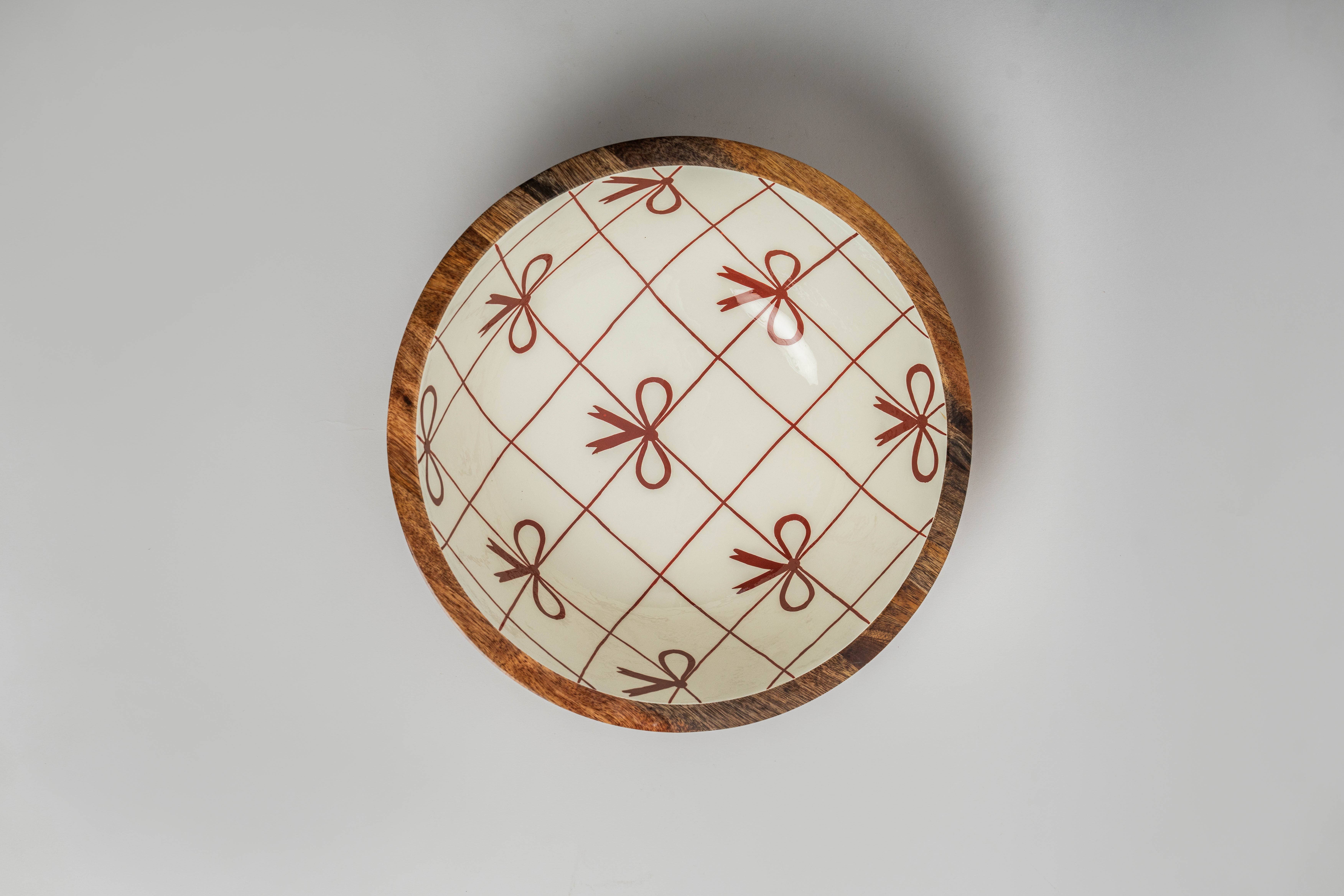 La Bow Hand-Painted Bowl - Large