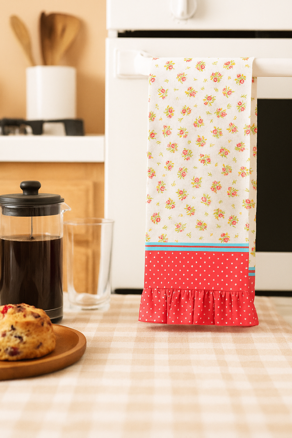 Country Rose Tea Towel (Set of 2)