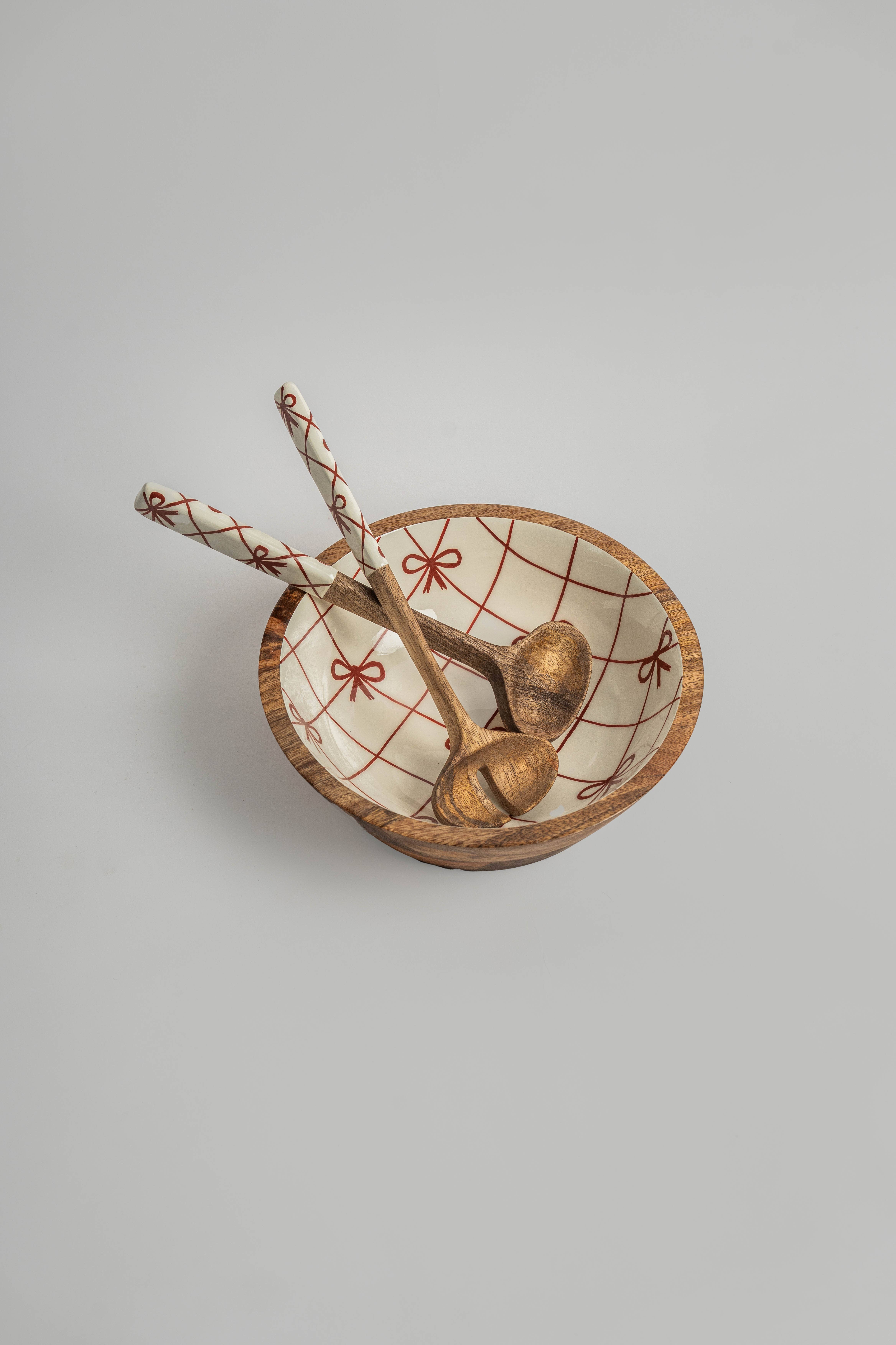 La Bow Handpainted Bowl - Medium