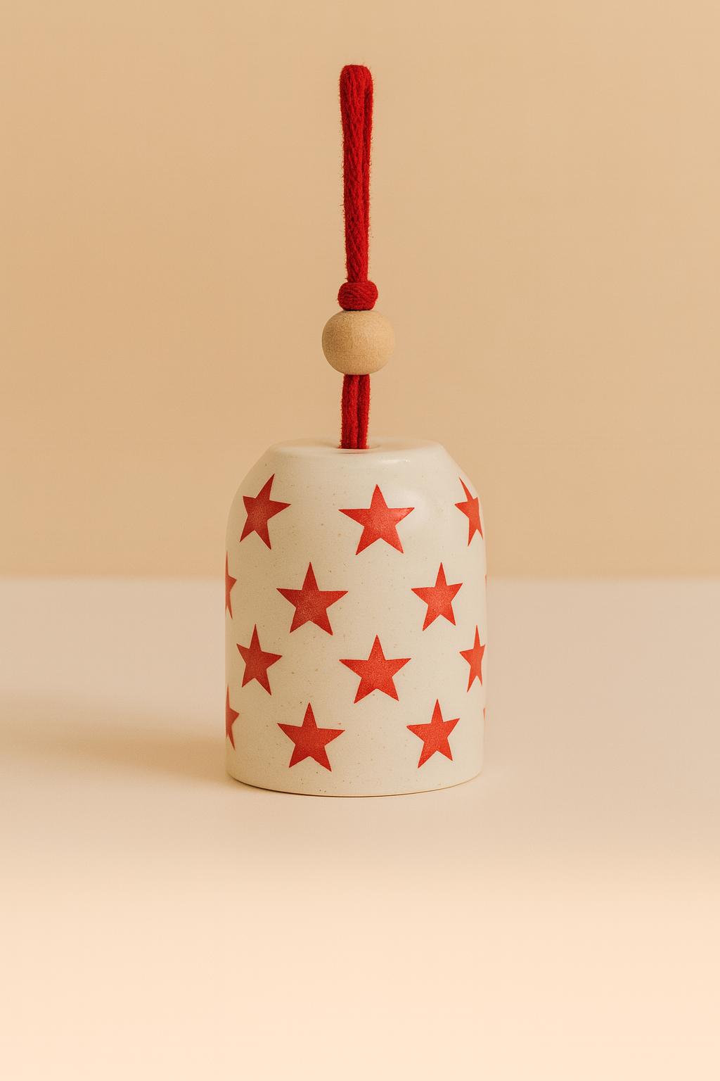 Red Star Ceramic Big Bell