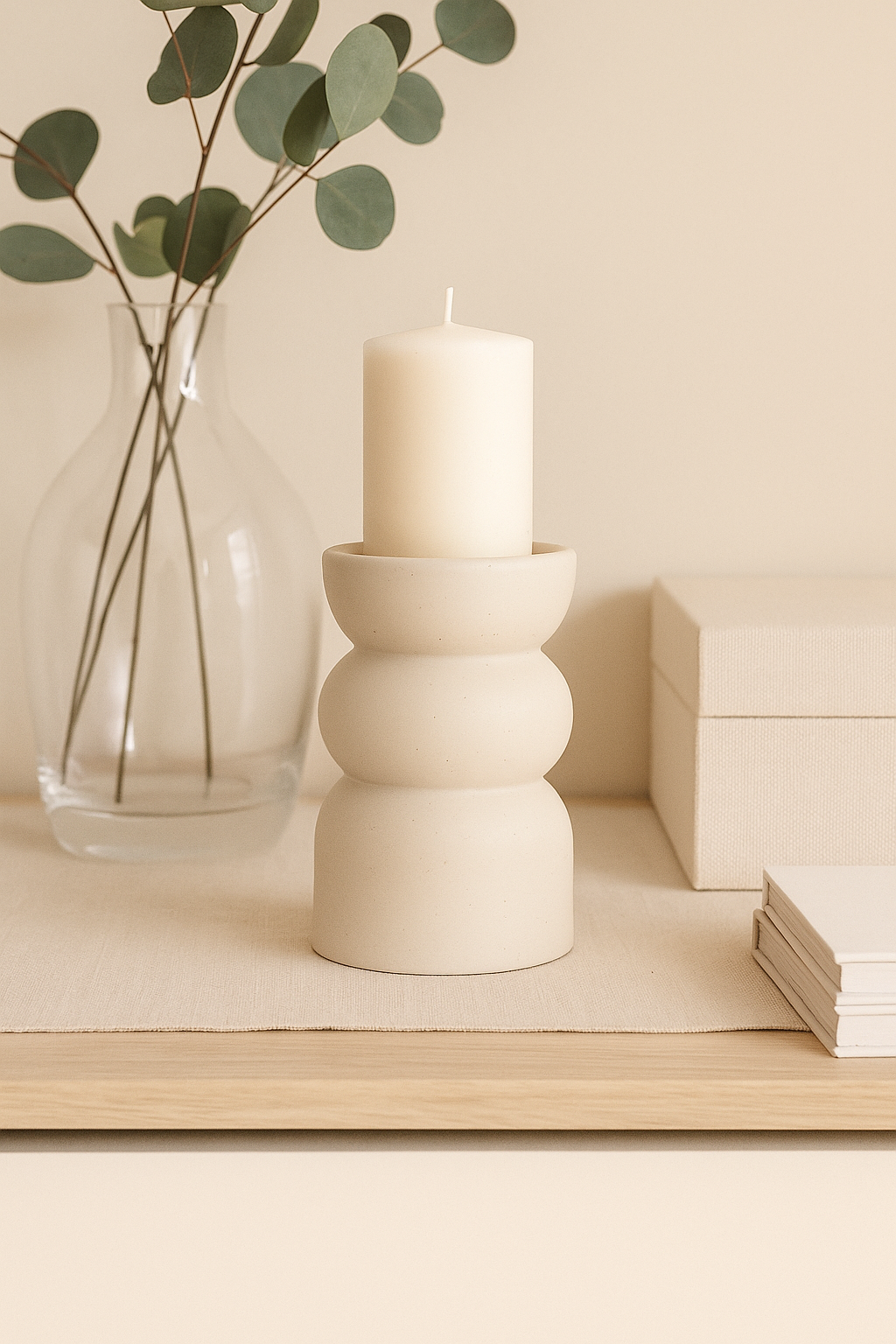 Ripple Form Candle Holder