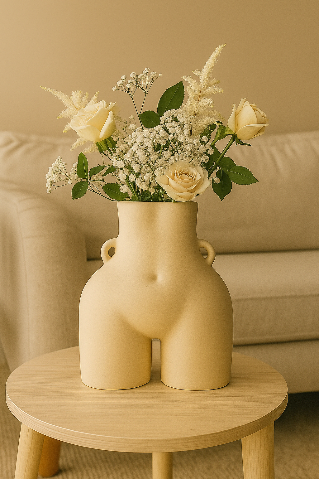 Sculptural Body Vase – Artisan Accent
