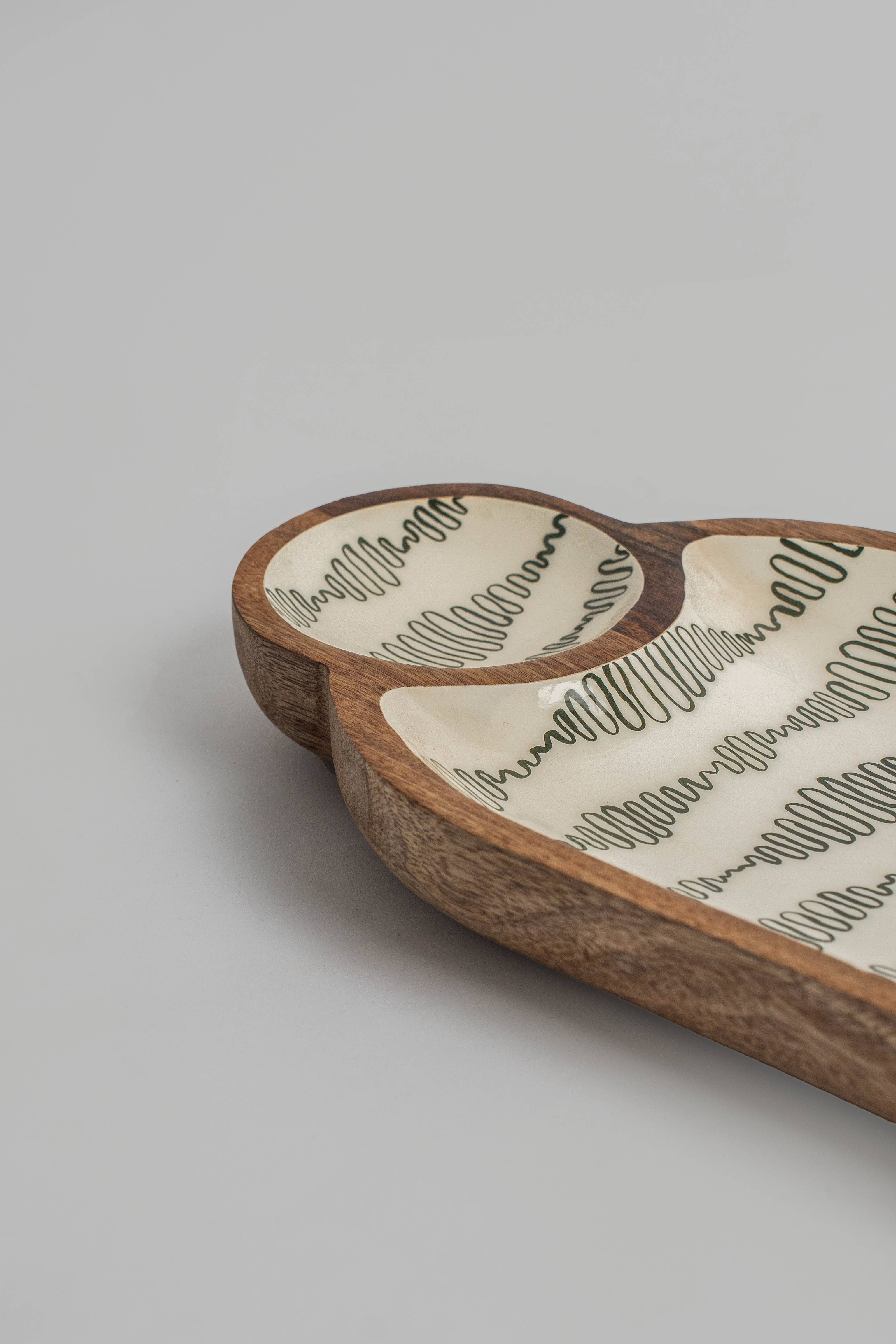 Kiwi Duo Dips Serving Platter