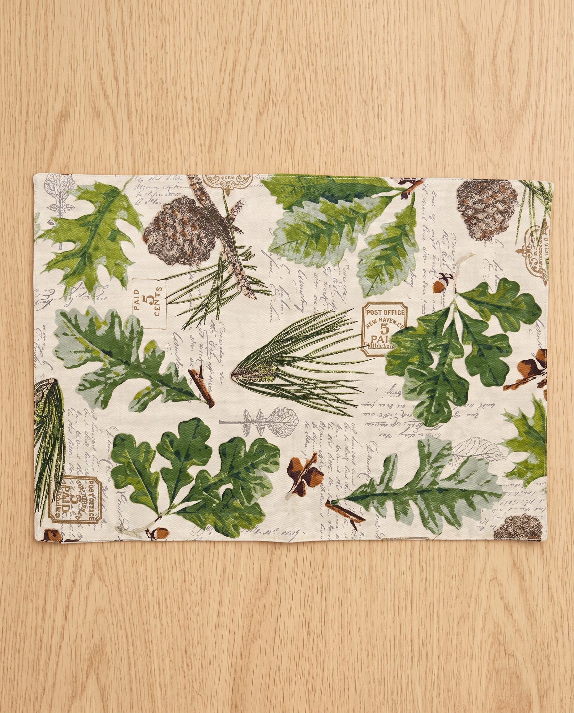 Forest Forage Ephemera Cotton Placemat