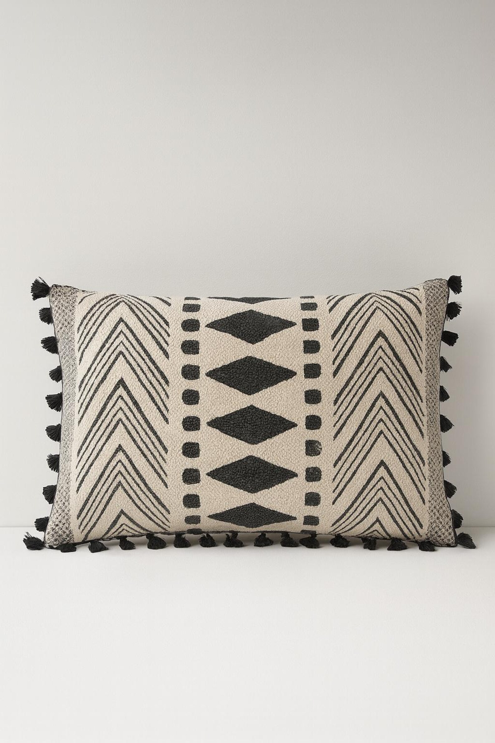 Handwoven Geometric Cushion with filler