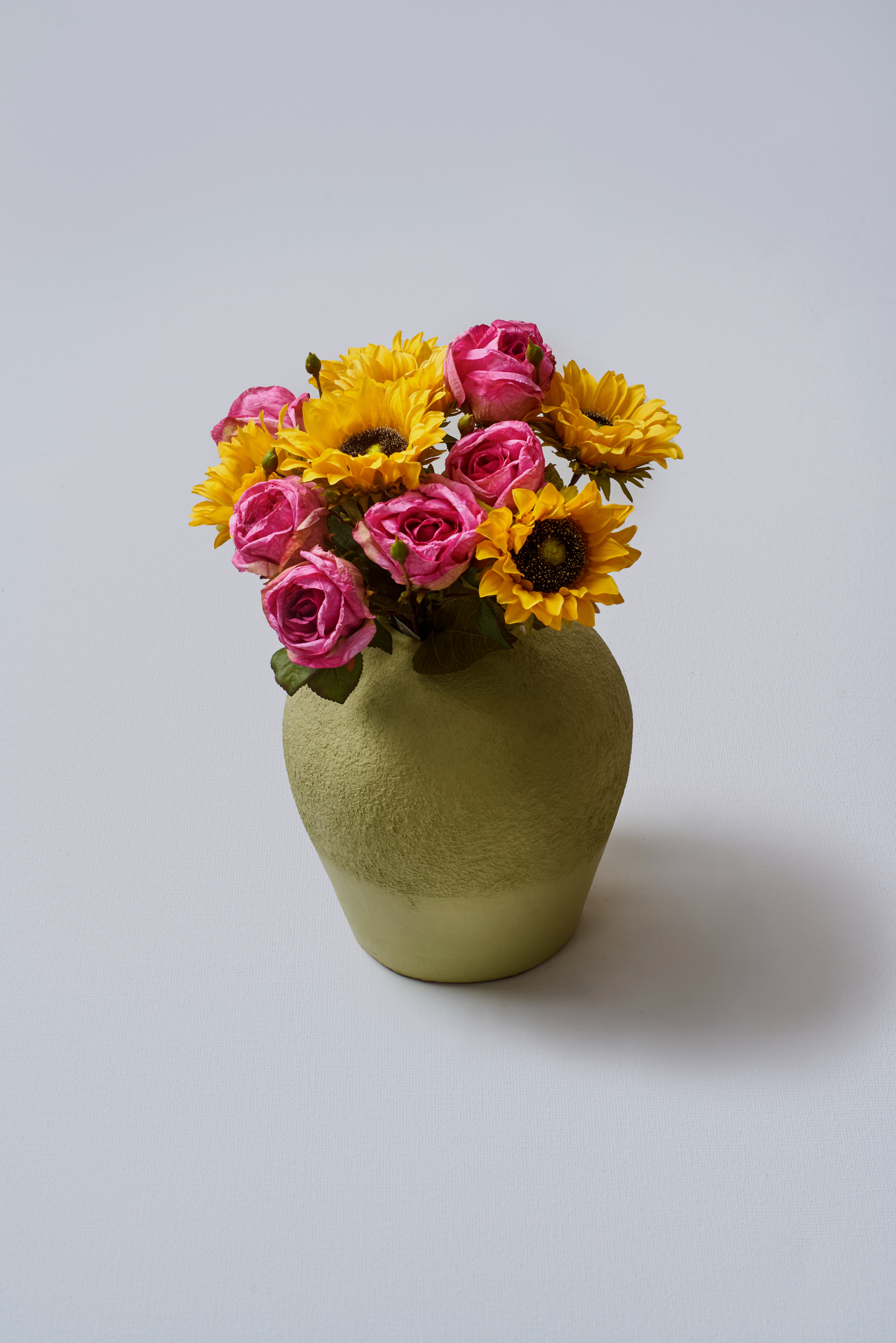 Gin Textured Papier Mache Vase